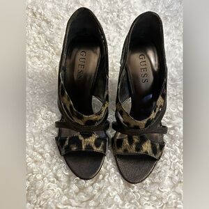 Guess Women's Animal Print Heels